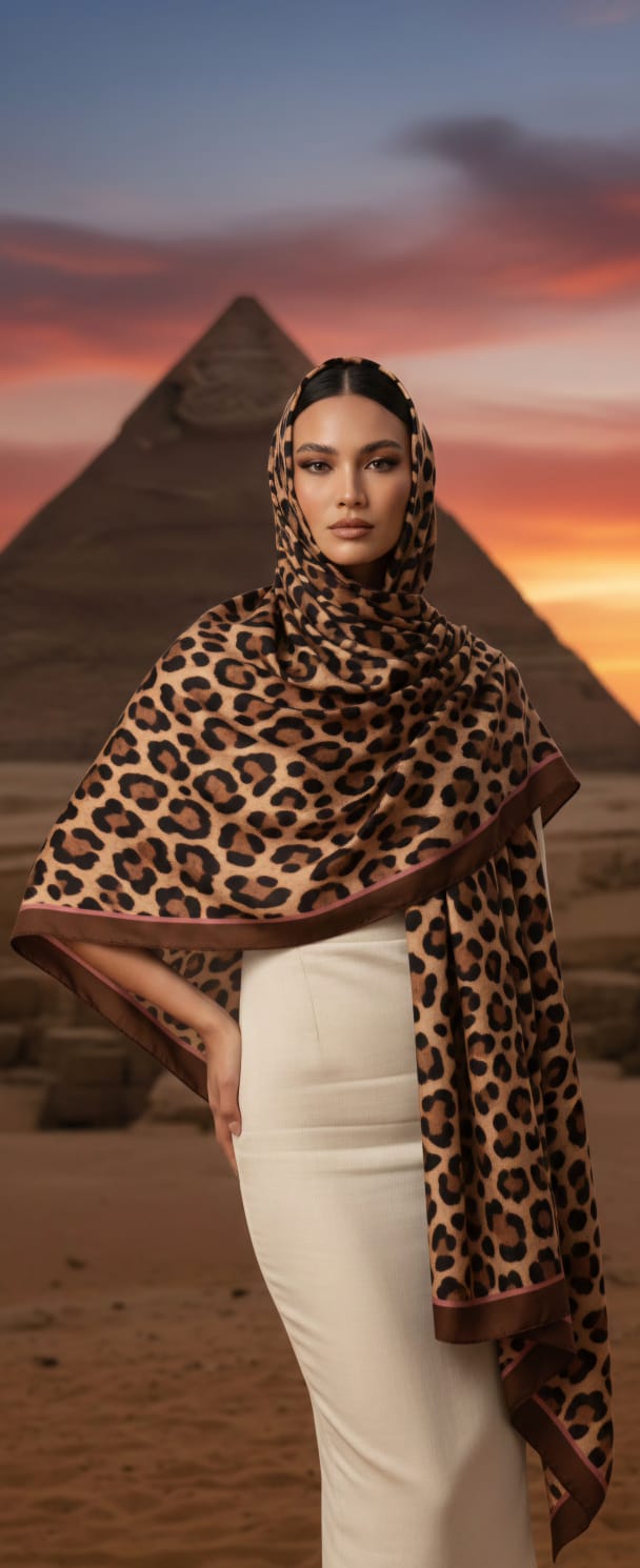 Cheetah Skin Satin
