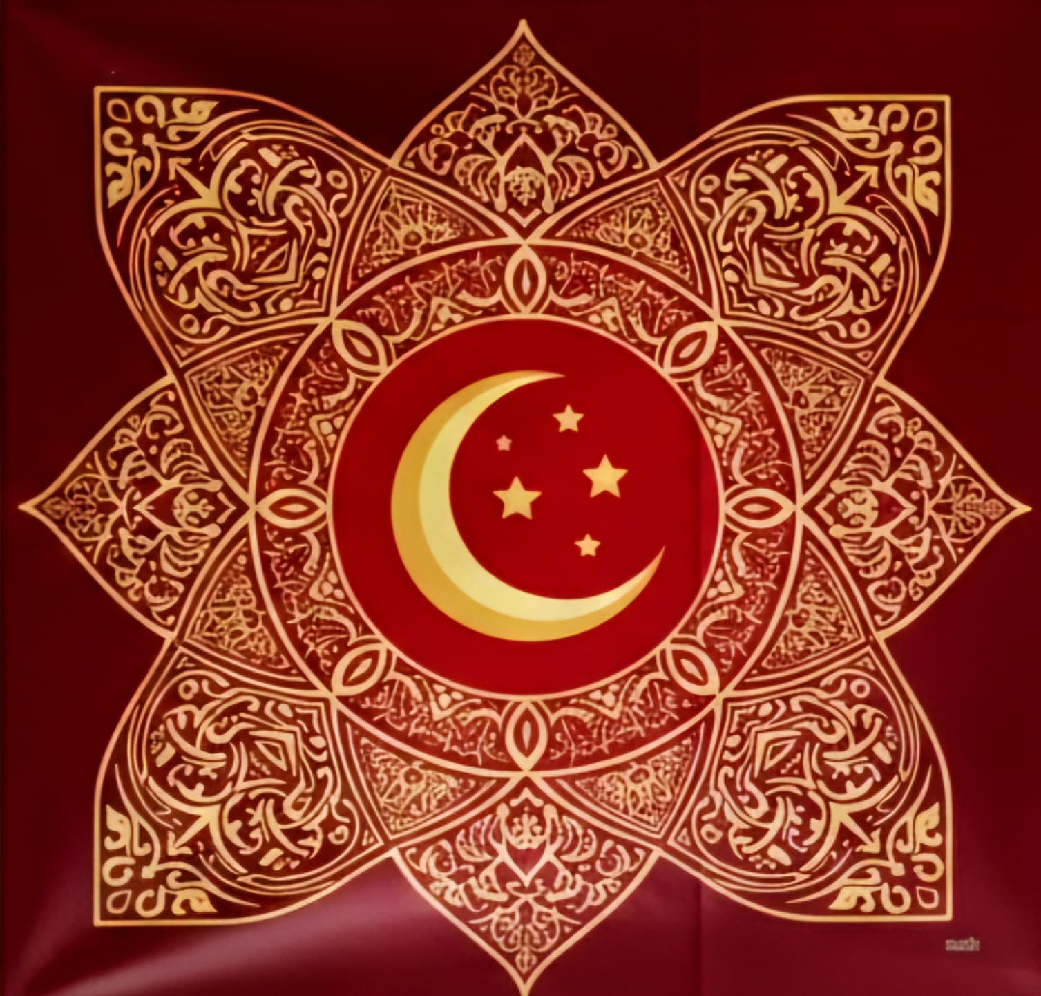 Ramadan Satin Mandala