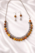 Amber Necklace & Earrings