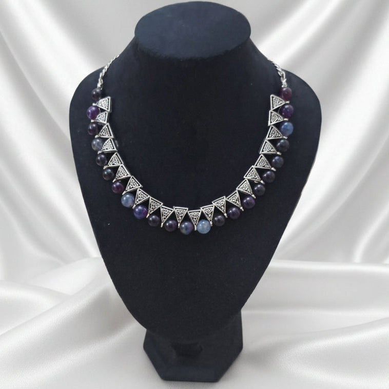 Purple Indian Necklace