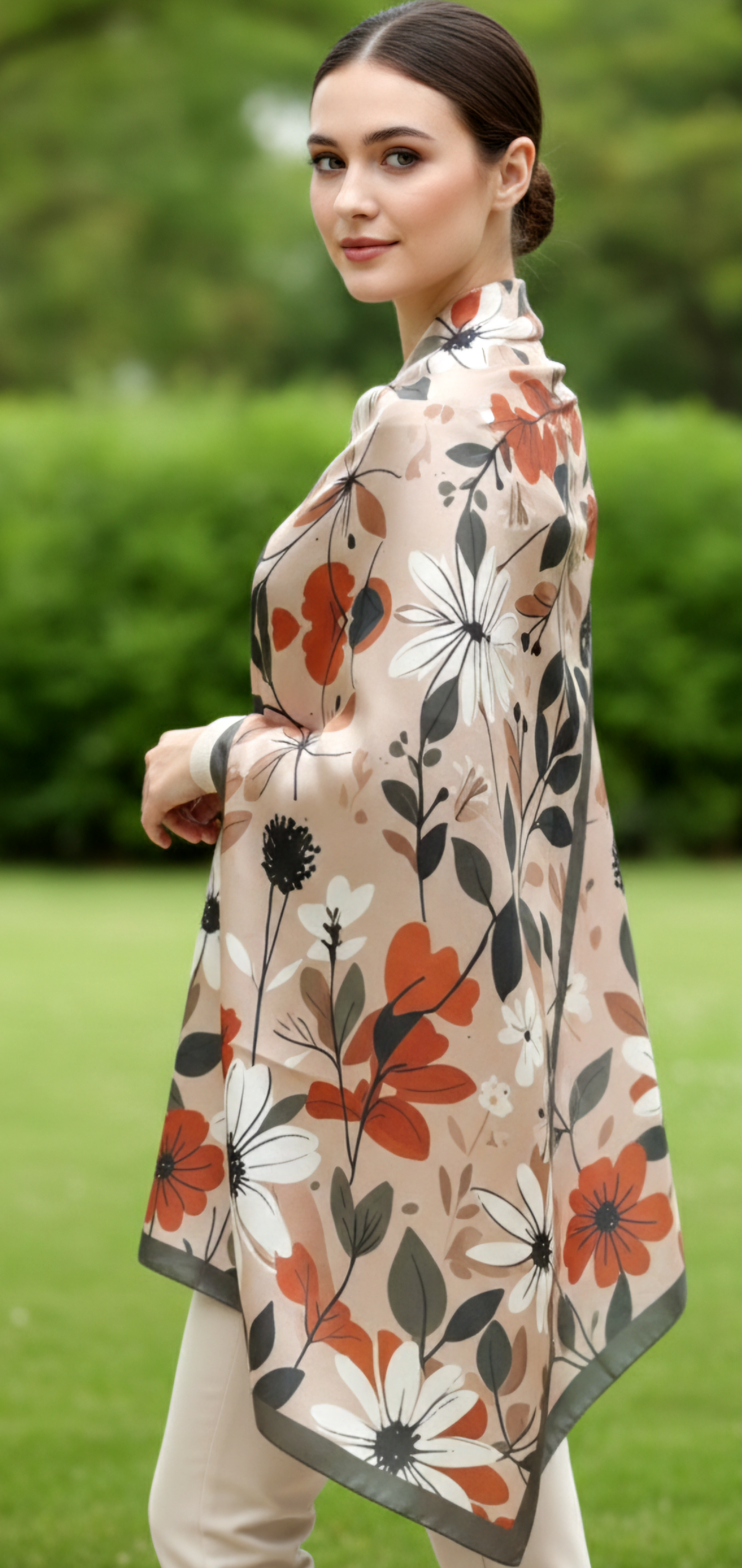 The Terra Flora Wrap Silk