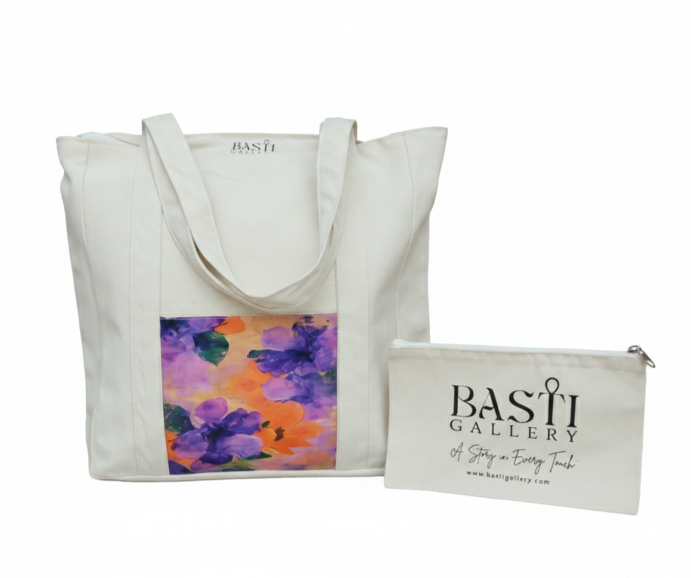 Nubian Flora Tote Bag