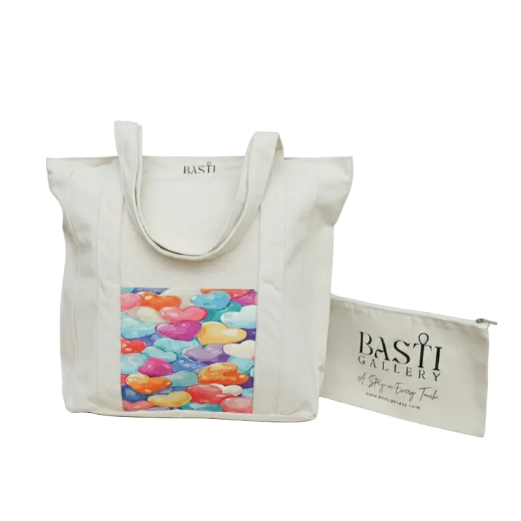Hearts Tote Bag