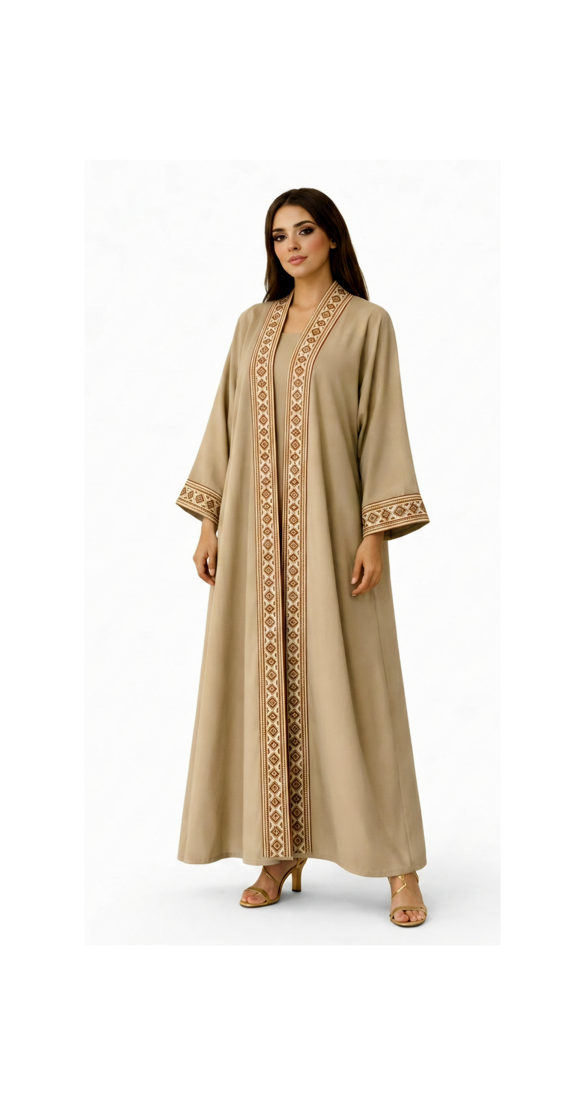 Beige Ramadan Kaftan llll
