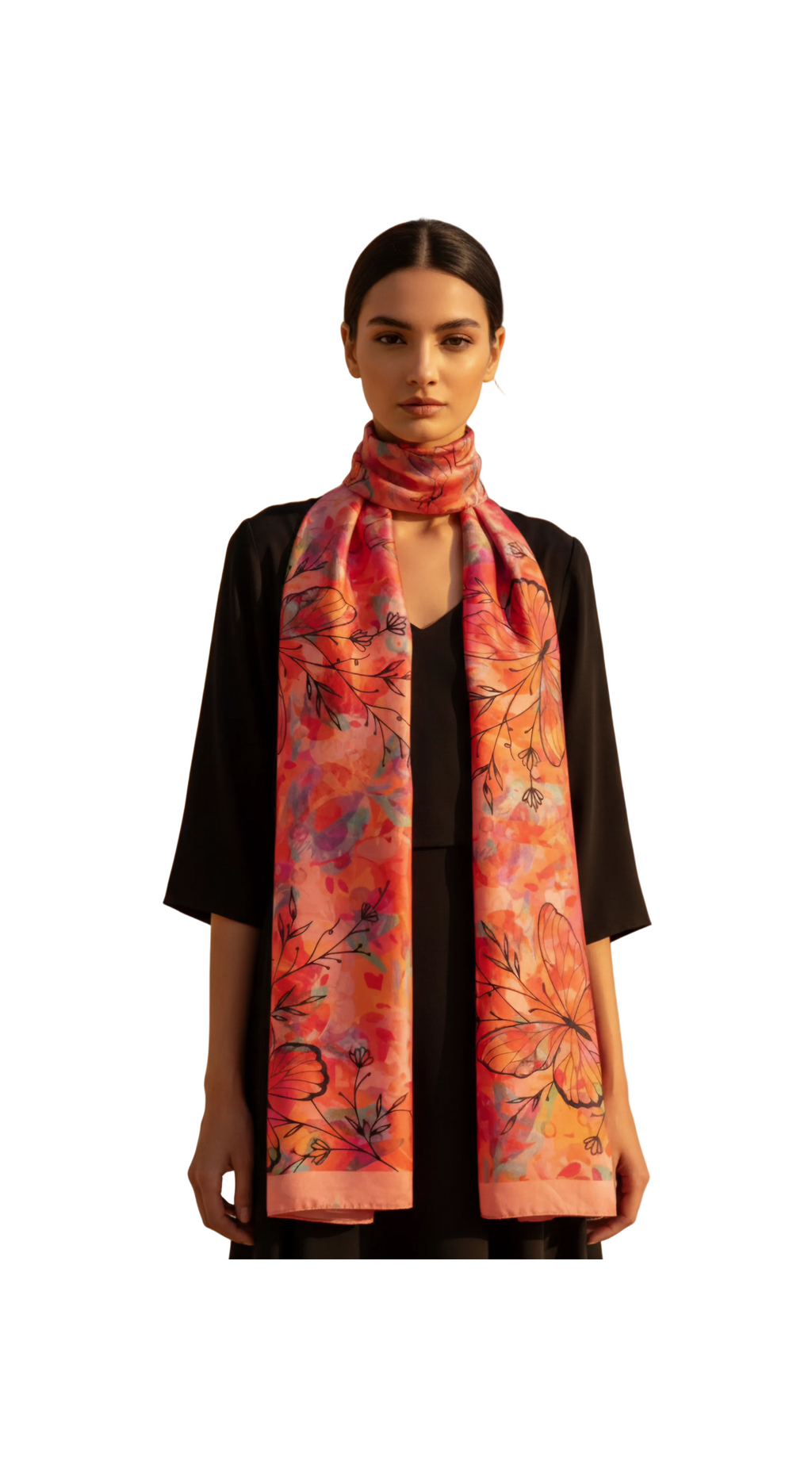Floral Flight Silk