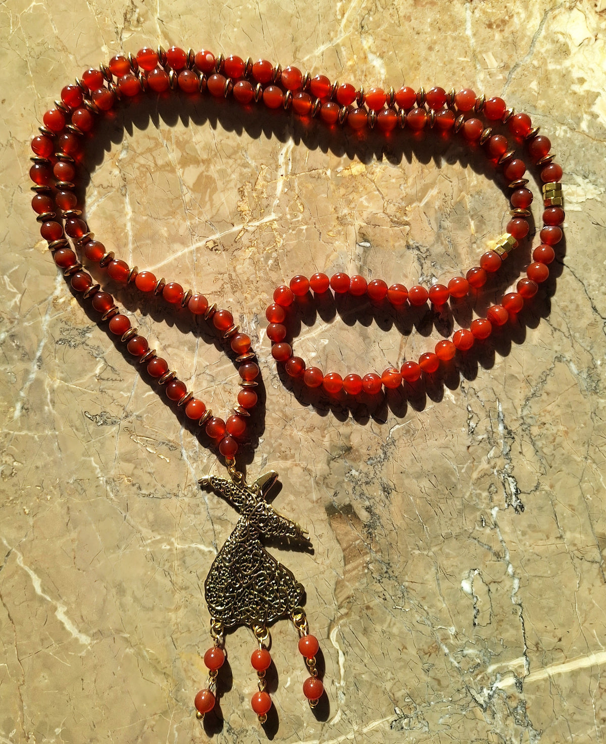 Prayer brown beads